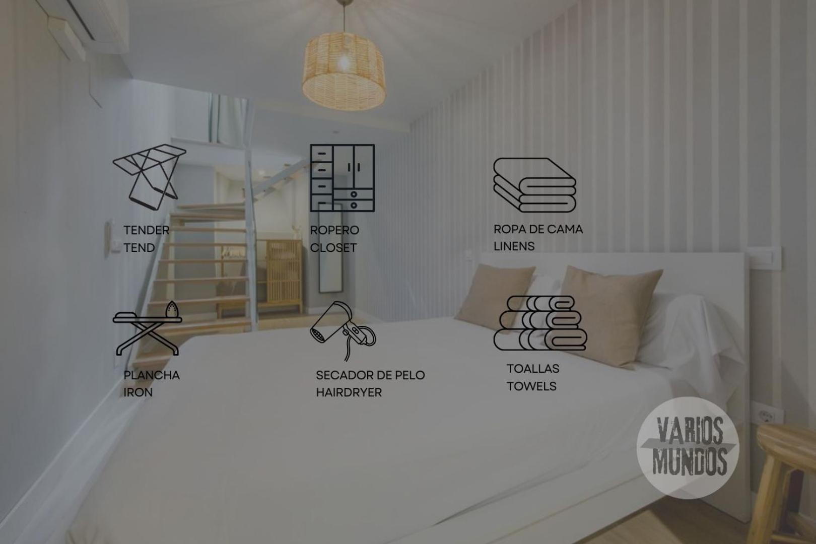 New&Cool Apt En El Centro De Madrid Para 9Pax E2 エクステリア 写真