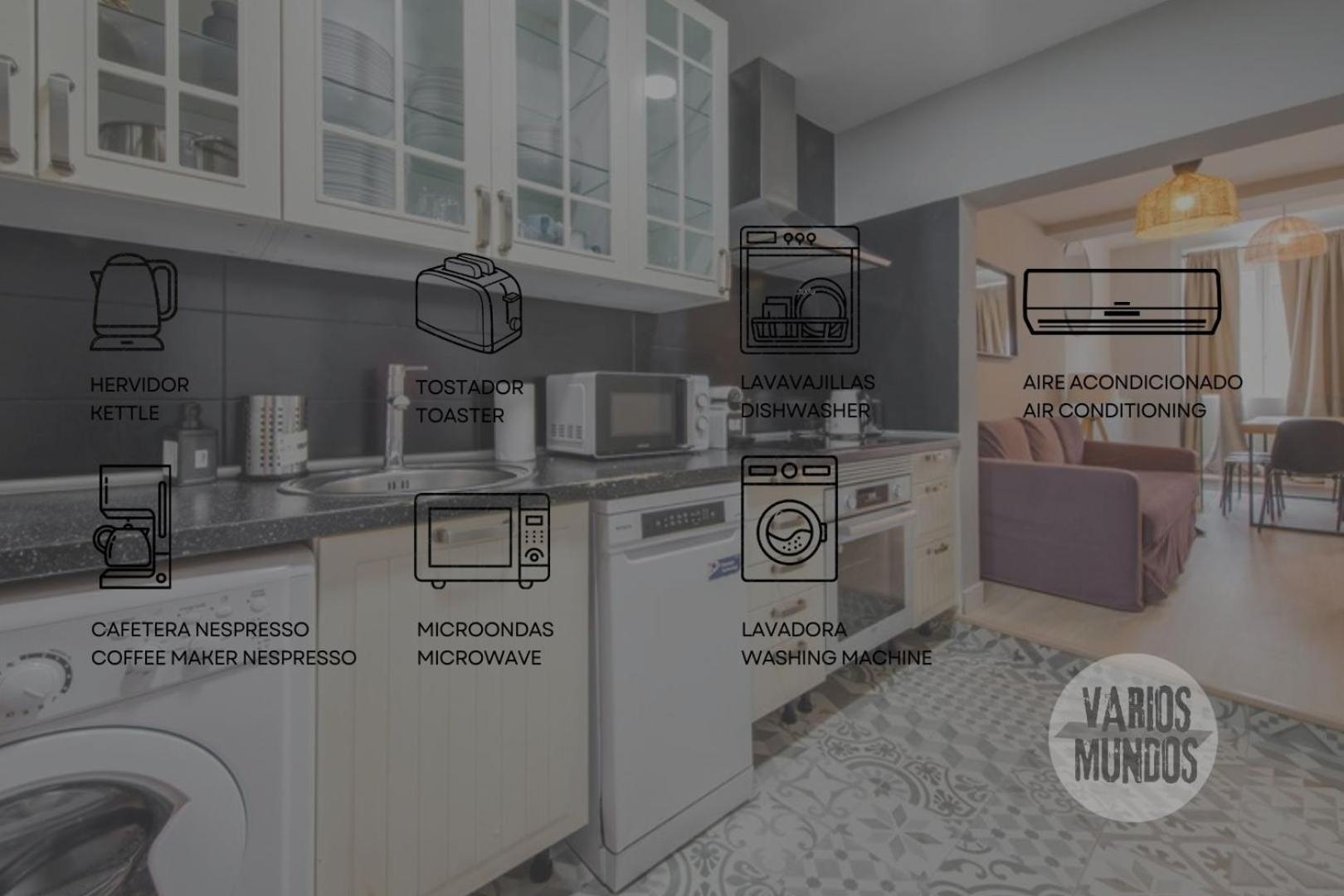New&Cool Apt En El Centro De Madrid Para 9Pax E2 エクステリア 写真